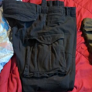 Men's Black Cargo Pants